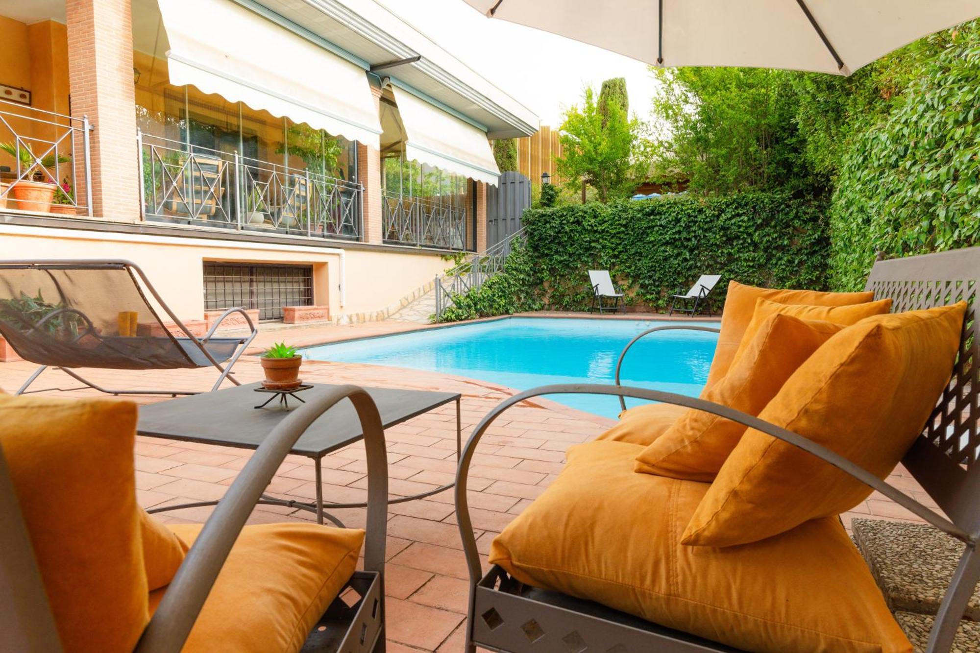 Villa Aureliana With Pool Near San Peter Roma Esterno foto